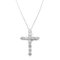 Große Cross Diamond Halskette von Tiffany & Co. 2
