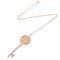 TIFFANY 750PG Petalky Diamond Women's Necklace 750 Pink Gold 4