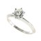 TIFFANY&CO. Anello solitario con diamante da 1,03 ct H/VS1/3EX 11,5 platino, Immagine 5