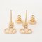 Garavani Crystal Drop Earrings in Gold from Valentino, Set of 2, Image 4