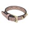 Garavani Rockstud Leather Bracelet in Pink & Gold from Valentino 1