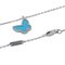 VAN CLEEF & ARPELS Necklace Sweet Alhambra Papillon Women's 750WG Turquoise White Gold Polished 7