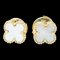 Van Cleef & Arpels Sweet Alhambra Vcara44800 Shell Yellow Gold [18K] Stud Earrings Gold, Set of 2 1