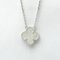 VAN CLEEF & ARPELS Vintage Alhambra VCARF48700 White Gold [18K] Shell Men,Women Fashion Pendant Necklace [Silver] 6