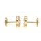 Sweet Alhambra Vcara Shell Yellow Gold Stud Earrings from Van Cleef & Arpels, Set of 2 4
