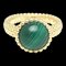 VAN CLEEF & ARPELS Perlee Perlee Couleurs Ring VCARP4DP52 Gelbgold [18K] Fashion Malachit Band Ring Gold,Grün 1