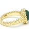 VAN CLEEF & ARPELS Perlee Perlee Couleurs Ring VCARP4DP52 Gelbgold [18K] Fashion Malachit Band Ring Gold,Grün 9