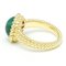 VAN CLEEF & ARPELS Perlee Perlee Couleurs Ring VCARP4DP52 Gelbgold [18K] Fashion Malachit Band Ring Gold,Grün 3