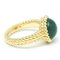 VAN CLEEF & ARPELS Perlee Perlee Couleurs Ring VCARP4DP52 Gelbgold [18K] Fashion Malachit Band Ring Gold,Grün 5