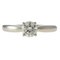 VAN CLEEF & ARPELS Bonheur Ring No. 8.5 Pt950 Platinum Diamond Women's 3