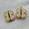 Van Cleef & Arpels Earrings Sweet Alhambra Women's 750Yg Onyx Yellow Gold Polished, Set of 2 10
