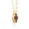 VAN CLEEF & ARPELS Vintage Alhambra VCARD38500 Yellow Gold [18K] Carnelian Men,Women Fashion Pendant Necklace [Gold] 4