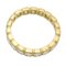 VAN CLEEF & ARPELS Eternity Diamond Women's Ring 750 Yellow Gold Size 8.5 3