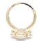 VAN CLEEF & ARPELS Vintage Alhambra Ring 1P Diamant Perlmutt VCARA41100 #51 K18YG Gelbgold 290711 5
