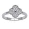 VAN CLEEF & ARPELS Sweet Alhambra Women's Ring 750WG Diamond White Gold #50 Approx. 10 VCARO85800 Polished 3