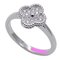 VAN CLEEF & ARPELS Sweet Alhambra Women's Ring 750WG Diamond White Gold #50 Approx. 10 VCARO85800 Polished 6