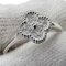 VAN CLEEF & ARPELS Sweet Alhambra Women's Ring 750WG Diamond White Gold #50 Approx. 10 VCARO85800 Polished, Image 9