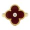 Vintage Alhambra Carnelian Ring from Van Cleef & Arpels 2