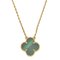 Alhambra Pendant Necklace in Malachite from Van Cleef & Arpels 1