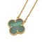 Alhambra Pendant Necklace in Malachite from Van Cleef & Arpels 3