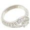 VAN CLEEF & ARPELS #49 Couture Solitaire Diamant Damenring Pt950 Platin No.9 2