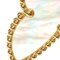 VAN CLEEF & ARPELS Lucky Alhambra Papillon Shell Necklace K18 Yellow Gold Women's 5