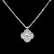 VAN CLEEF & ARPELS Van Cleef Arpels Sweet Alhambra K18WG White Gold Necklace 1