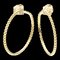 Van Cleef & Arpels Perlee Pearls Of Gold Hoop Earrings Small Model No Stone Yellow Gold [18K] Hoop Earrings Gold, Set of 2 1