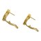 Vintage Alhambra Pierced Earrings Pierced Earrings in Gold & Mother of Pearl from Van Cleef & Arpels, Set of 2 3