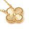 VAN CLEEF & ARPELS Van Cleef Arpels Vintage Alhambra K18YG Yellow Gold Necklace 4