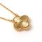 VAN CLEEF & ARPELS Vintage Alhambra K18YG Yellow Gold Necklace 3