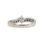 VAN CLEEF & ARPELS #51 Pt950 0.51ct Acant Diamond Ladies Ring Platinum No. 11, Image 3