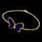 VAN CLEEF & ARPELS 18K Lapis Lazuli Diamond Women's Bracelet K18 Gold 1