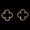 Van Cleef & Arpels Van Cleef Arpels Onyx Vintage Alhambra K18Yg Yellow Gold Earrings, Set of 2 1