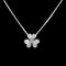 VAN CLEEF & ARPELS Frivole Mini Necklace/Pendant K18WG White Gold 1