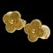 Boucles d'oreilles Van Cleef & Arpels Alhambra en or jaune 18k pour femmes, Set de 2 1