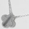 Vintage Alhambra Necklace in White Gold from Van Cleef & Arpels 3