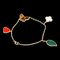 VAN CLEEF & ARPELS Lucky Alhambra 4 Motif Women's Bracelet VCARD79600 750 Yellow Gold, Image 1