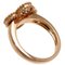 VAN CLEEF & ARPELS #51 Alhambra Women's Ring VCARP2R451 750 Pink Gold No. 10.5 4