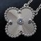 Vintage Alhambra Necklace in White Gold from Van Cleef & Arpels 5