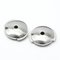 Van Cleef & Arpels Pure Alhambra Earrings Diamond White Gold [18K] Stud Earrings Silver, Set of 2 8