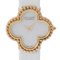 Alhambra Damen YG Leder Quarz Shell Zifferblatt Uhr von Van Cleef & Arpels 5