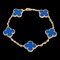 VAN CLEEF & ARPELS Van Cleef Arpels 5 Motiv Vintage Alhambra K18YG Gelbgold Armband 1