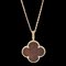 VAN CLEEF & ARPELS Magic Alhambra Long Necklace 1 Motif K18PG Letterwood 90cm 1