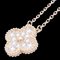 VAN CLEEF & ARPELS Vintage Alhambra Necklace Diamond VCARP2R300 K18PG Pink Gold 290491 1