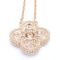 VAN CLEEF & ARPELS Vintage Alhambra Halskette Diamant VCARP2R300 K18PG Roségold 290491 5