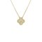 Vintage Alhambra Yellow Gold Necklace from Van Cleef & Arpels 1