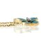 VAN CLEEF & ARPELS De Papillon Necklace K18 Yellow Gold Turquoise Women's 5