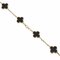 VAN CLEEF & ARPELS Alhambra Onyx 20 Motif Women's K18 Yellow Gold Necklace 8