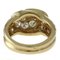 VAN CLEEF & ARPELS Ring No. 12.5 18K K18 Yellow Gold Diamond Women's 6